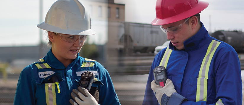 Detector de gás Blackline Safety G7 com banner push-to-talk 825x355