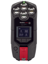 Detector de gás com cartucho quad-gas LEL, CO-H, O2, H2S