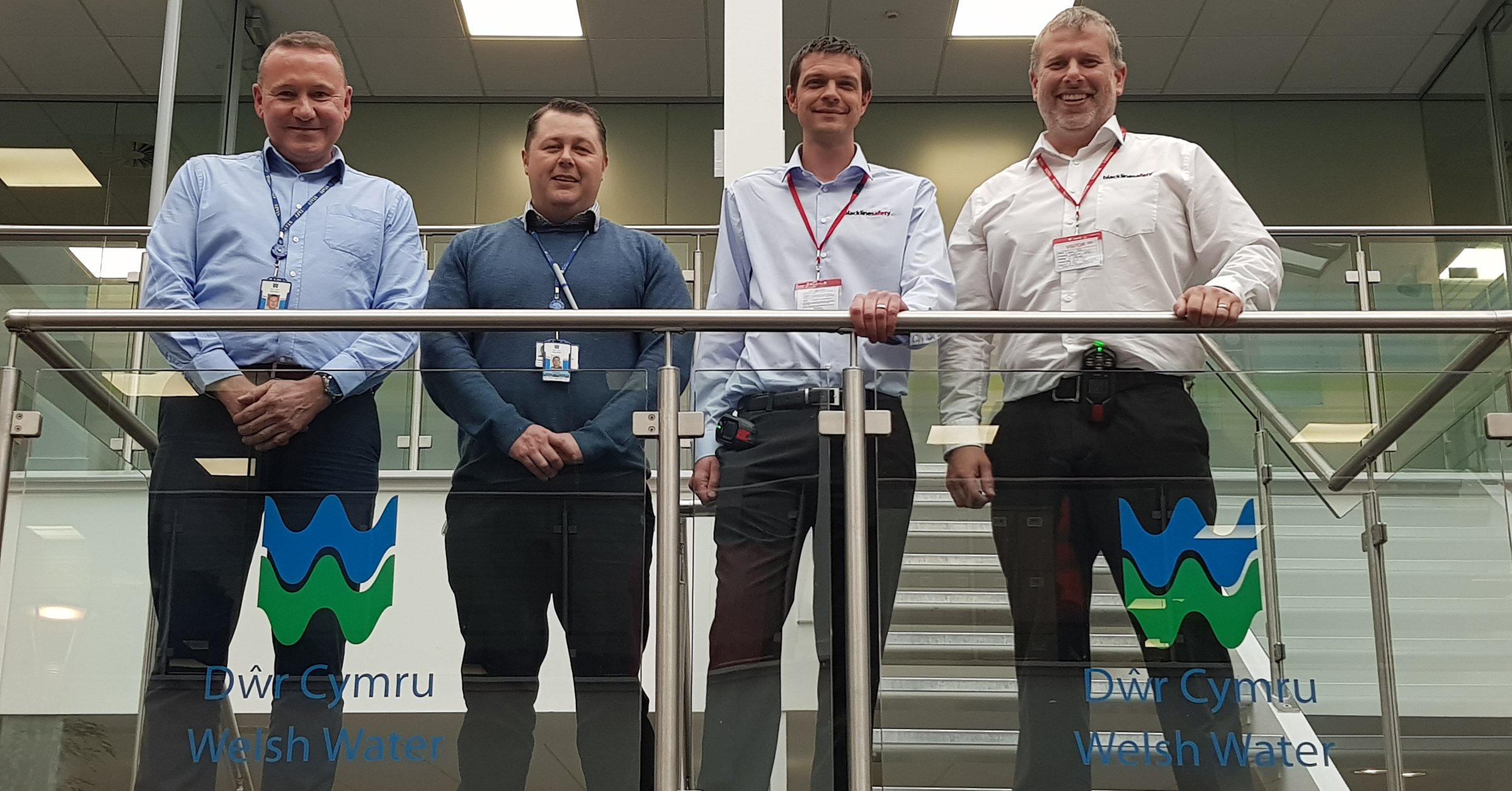 Foto da equipe da Welsh Water 1