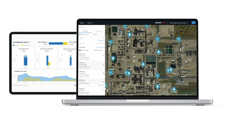 Software de segurança e conformidade para detecção de gás