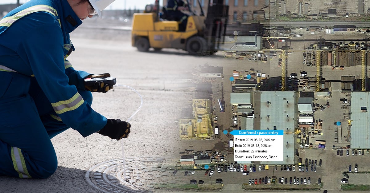 Detector de gás para entrada em espaços confinados