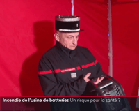 Bombeiro francês do Serviço Médico de Emergência