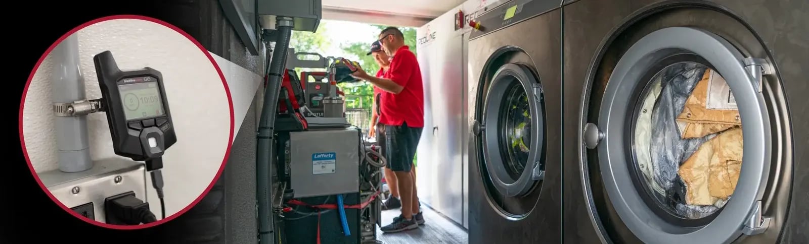A Redline Gear Cleaning utiliza o detector de gás G6 de uma forma única para monitorar tanques de propano.
