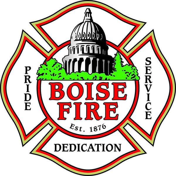 Logotipo do Corpo de Bombeiros de Boise