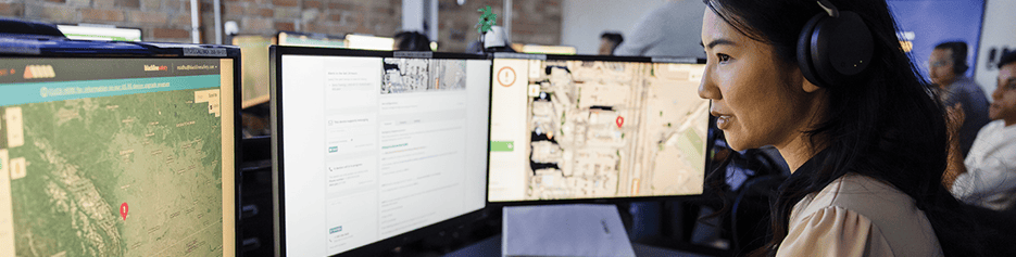 serviços de monitoramento de segurança 24 horas por dia, 7 dias por semana