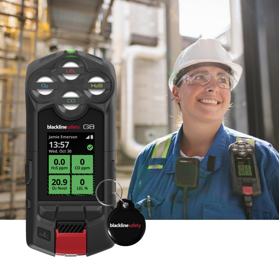 O G8 combina alertas em tempo real, comunicação por rádio integrada e dados diretos para a nuvem, ajudando a manter seu pessoal seguro.