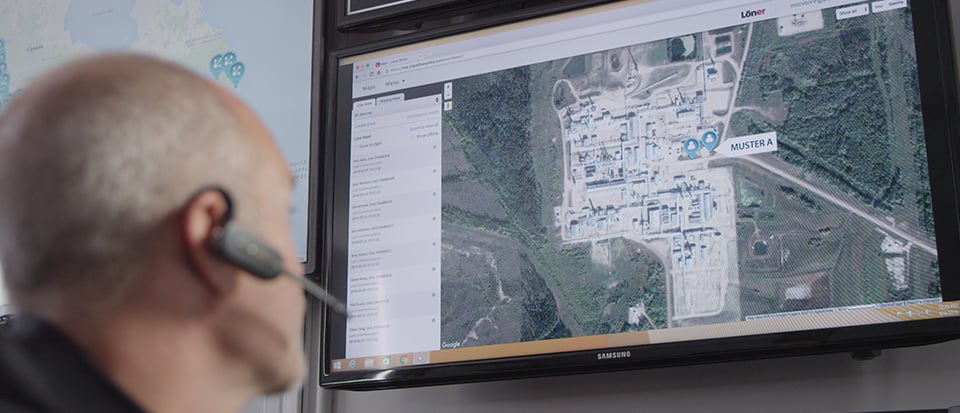 Monitoramento ao vivo da segurança da detecção de gás