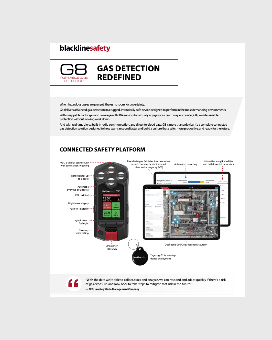 Pré-visualização da brochura do G8 